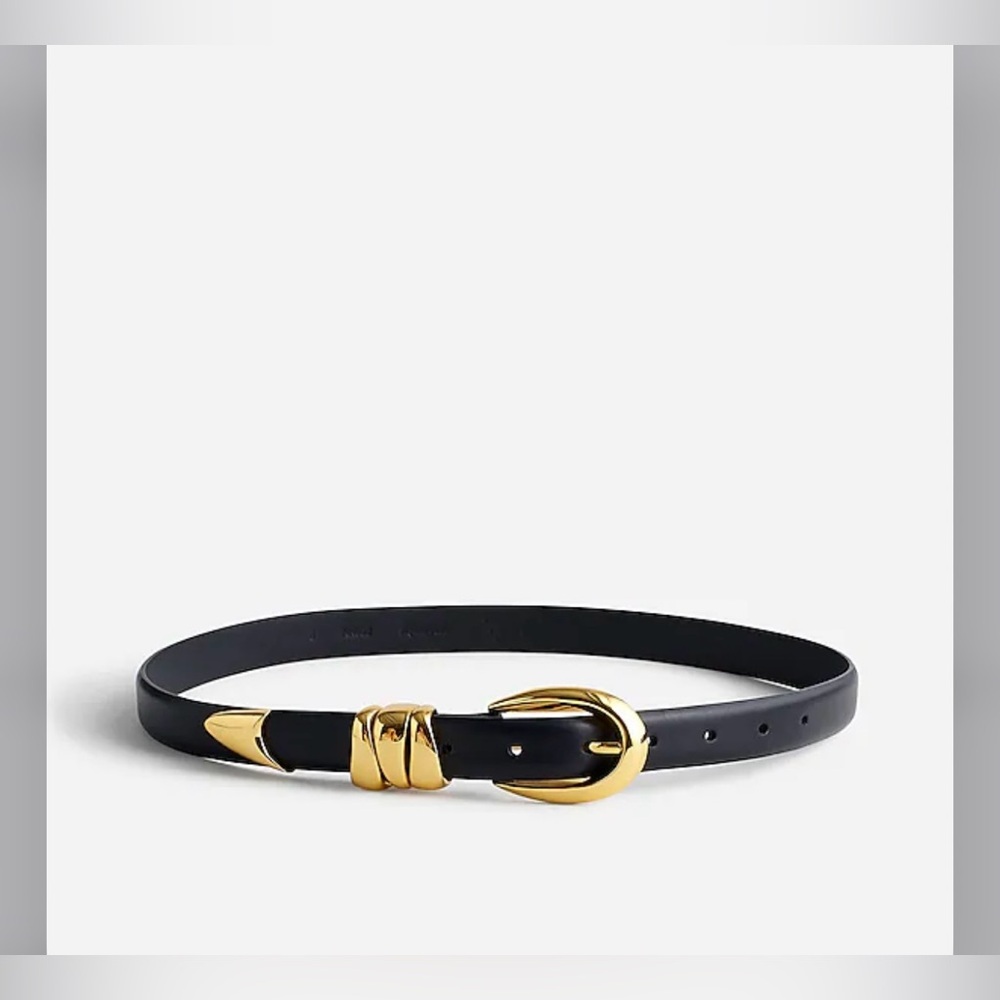 Madewell triple metal keeper belt